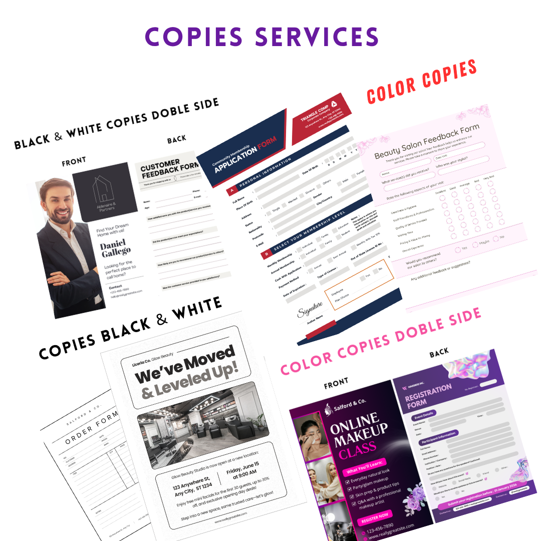 COPIES SERVICES