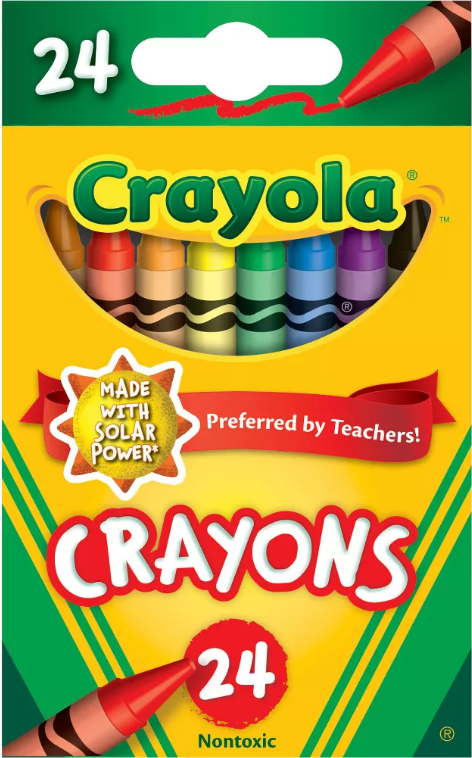 CRAYOLA CRAYONS 24