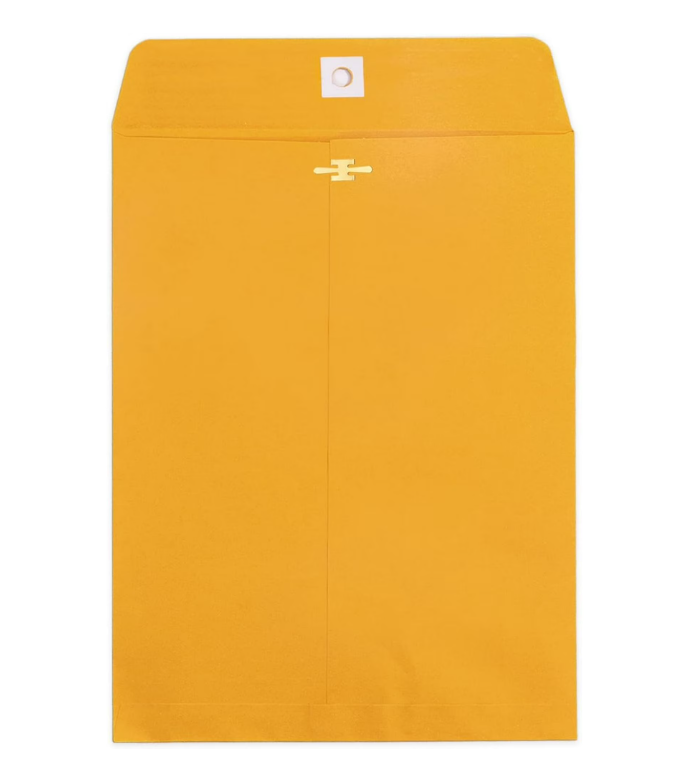 YELLOW  MANILAS ENVELOPES 10X13