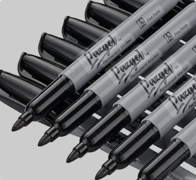 PERMANENT MARKERS BLACK