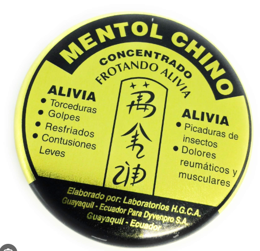 MENTOL CHINO CONCENTRADO