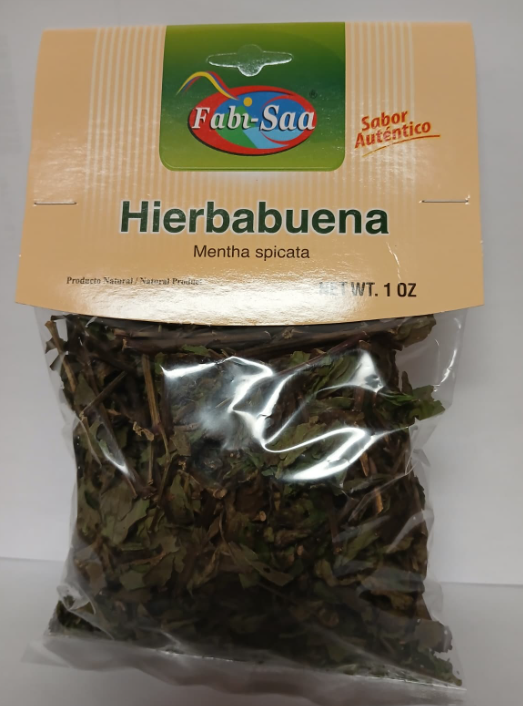MENTHA SPICATA NATURAL PRODUCT (HIERBA BUENA )