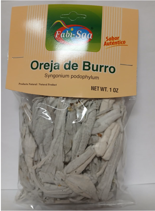 SYNGONIUM PODOPHYLUM NATURAL PRODUCT ( OREJA DE BURRO )