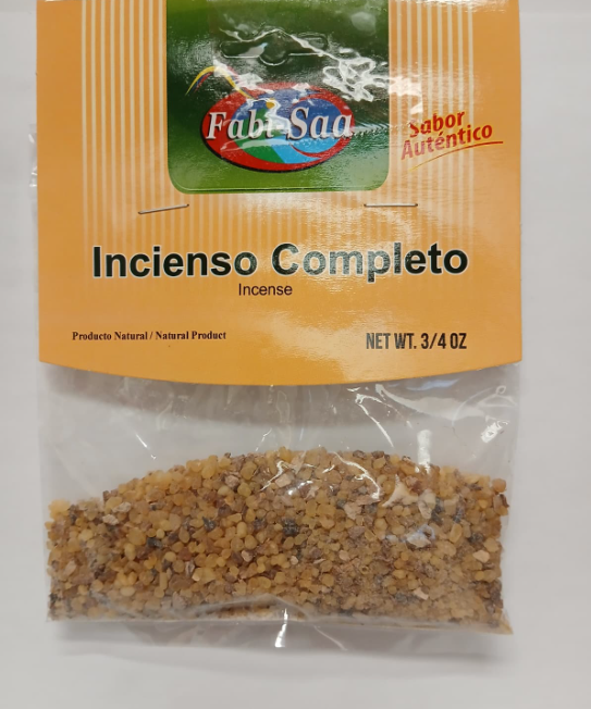 INCENSE NATURAL PRODUCT ( INCIENSO COMPLETO )