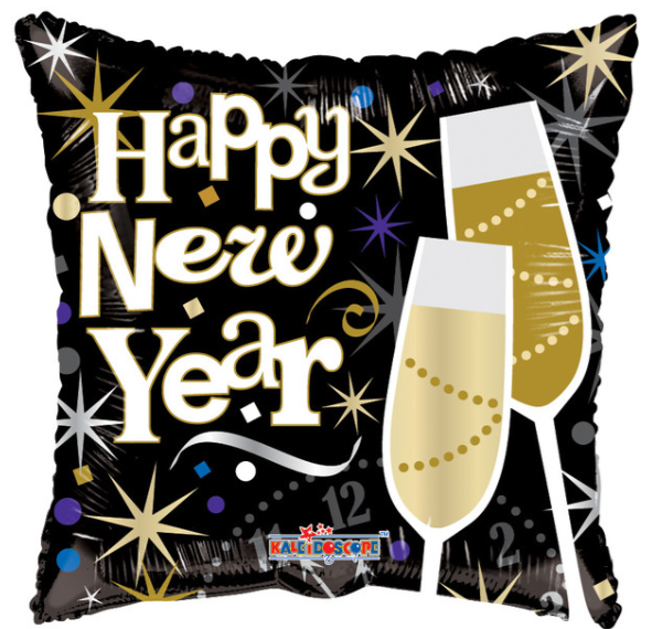 18"C New Year, inflated #19