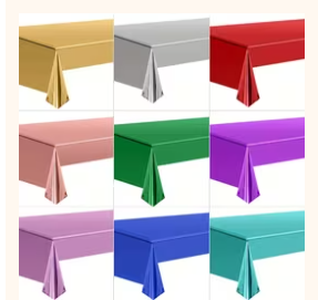 PLASTIC TABLE COVER