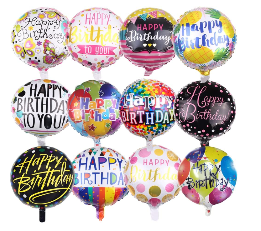 METALLIC BALLONS (13 DIFERENTES ESTILOS DE GLOBOS METALICOS )