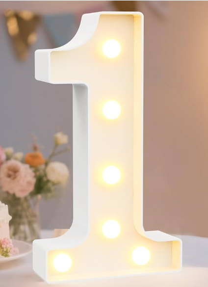 DECORATIVE NUMBERS LED(NUMEROS DECORATIVOS)