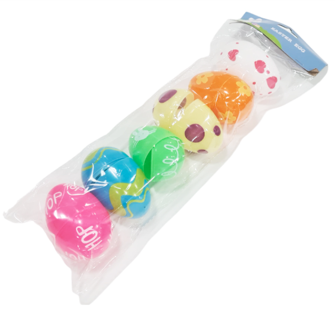 EASTER PLASTIC EGG 6 (HUEVOS DE PASCUA )
