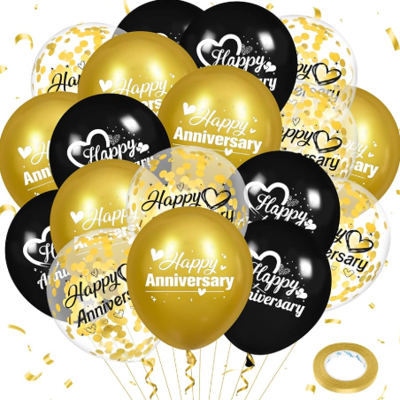 HAPPY ANIVERSARY BALLOONS