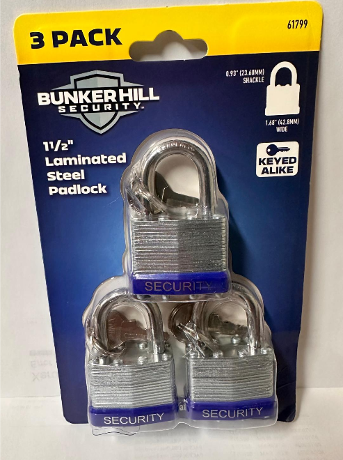 LAMINATED STEEL PADLOCK