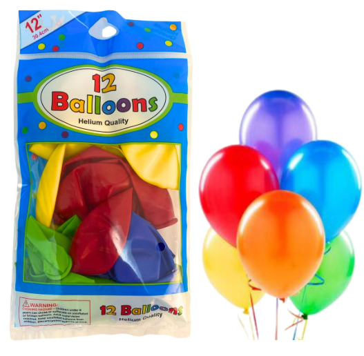 12 BALLOONS PACKAGE