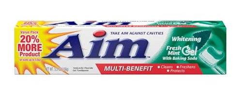 AIM FRESH MINT WITH BAKING SODA