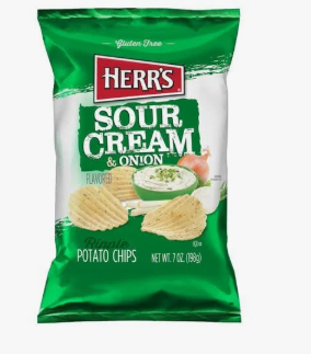 HERR'S SOUR CREAM & ONION
