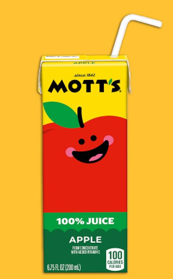 MOTT'S juice apple