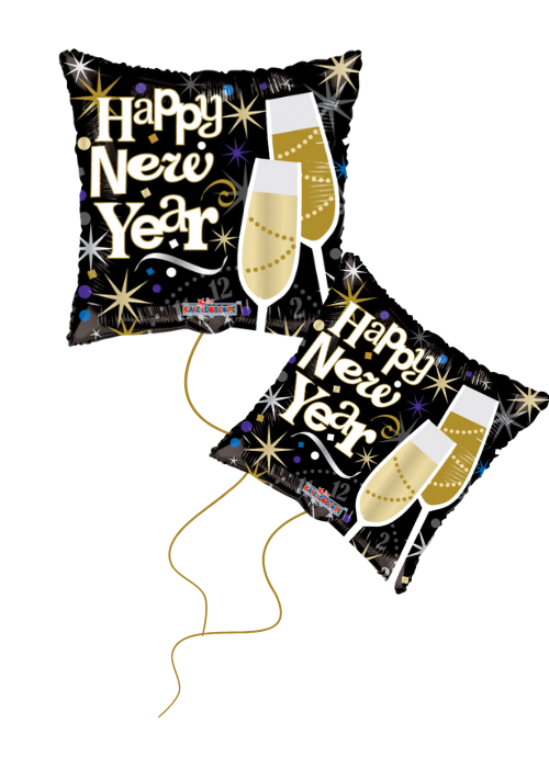 18"C New Year, inflated #19