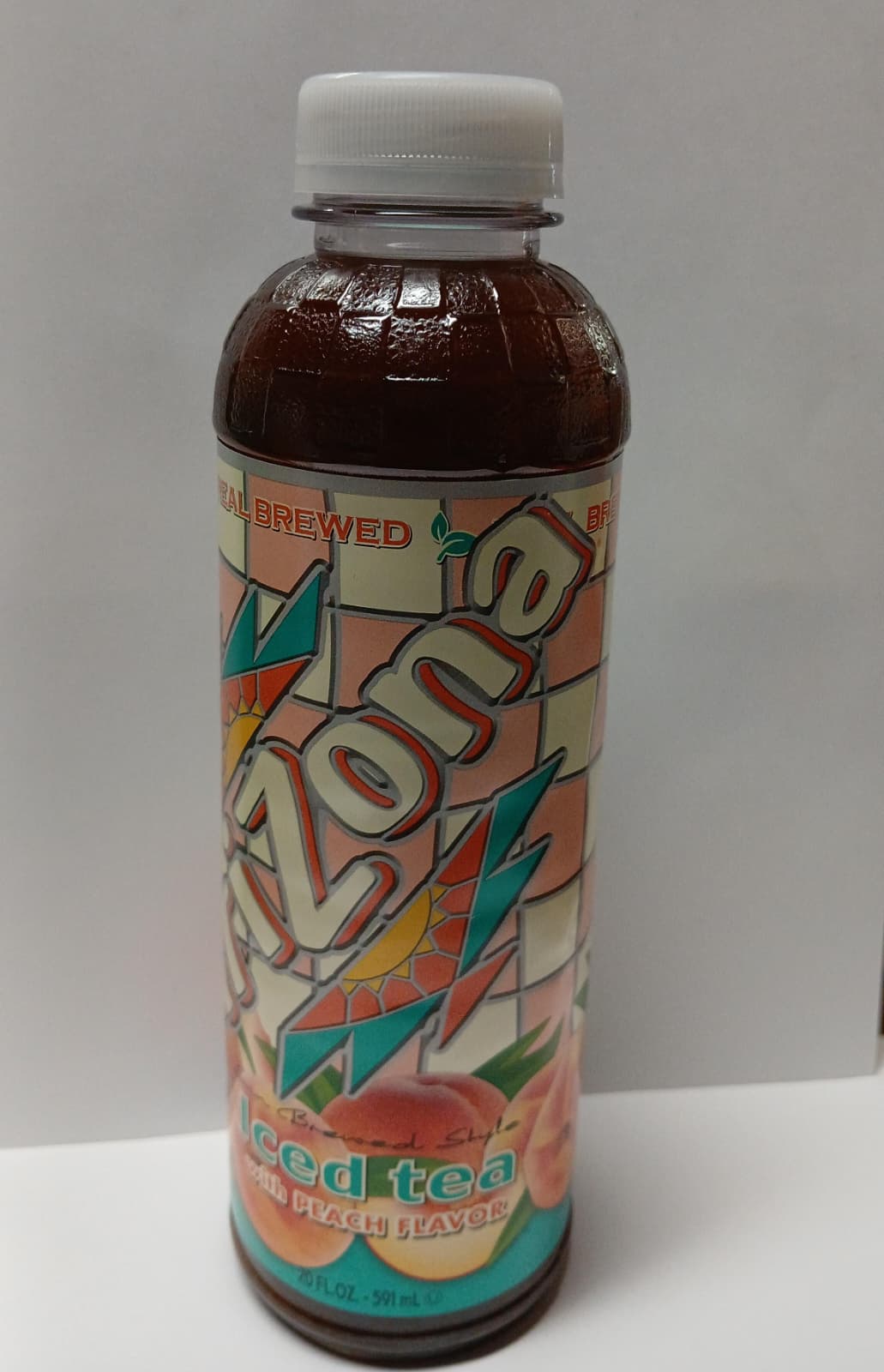ARIZONA ICED TEA WITH PEACH FLAVOR (20. OZ)