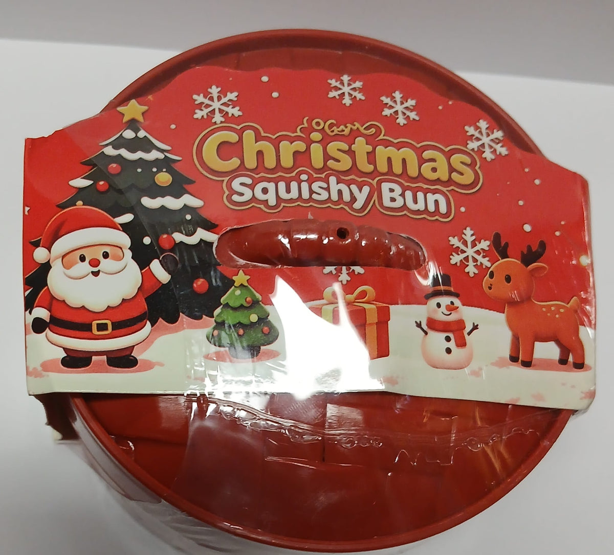 Chismas squaishy bun