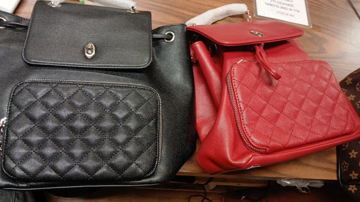MOCHILA VINO Y NEGRA