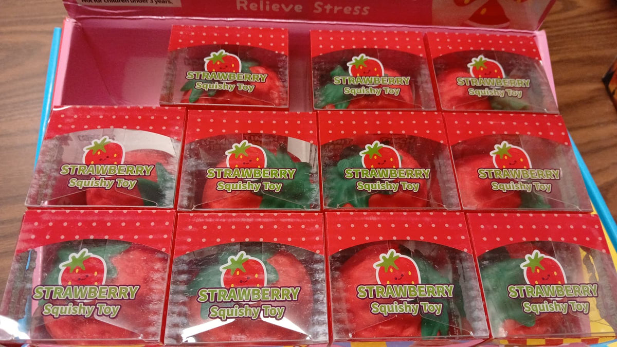 strawberry squihy toy